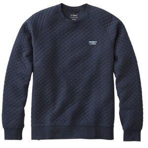 L.L. Bean Men's Quilted Sweatshirt Crewneck XL